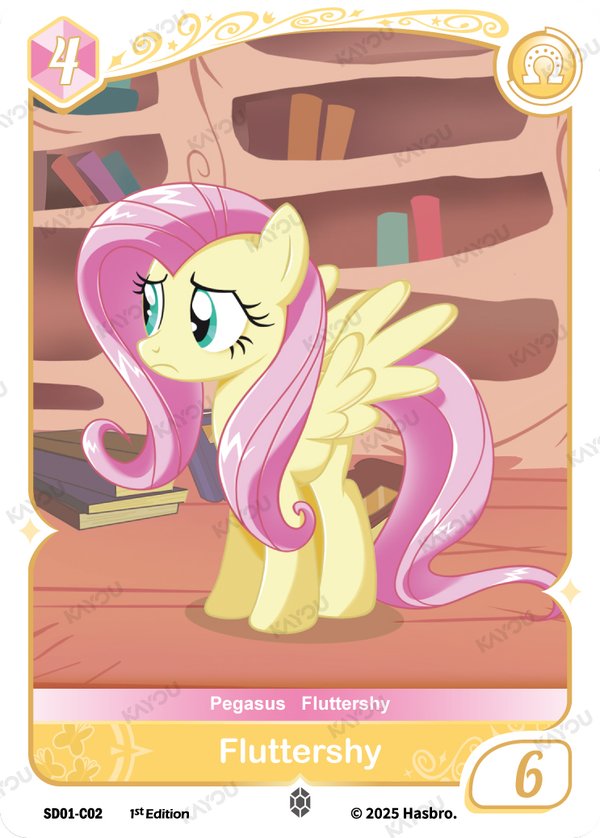 Fluttershy SD01-C02 card from Friendships Begin Bonus Pack