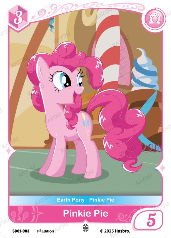 Pinkie Pie SD01-C03 card from Friendships Begin Bonus Pack