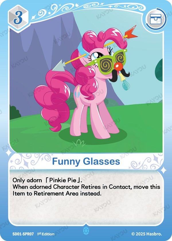 Funny Glasses SD01-SPR07 card from Friendships Begin Bonus Pack