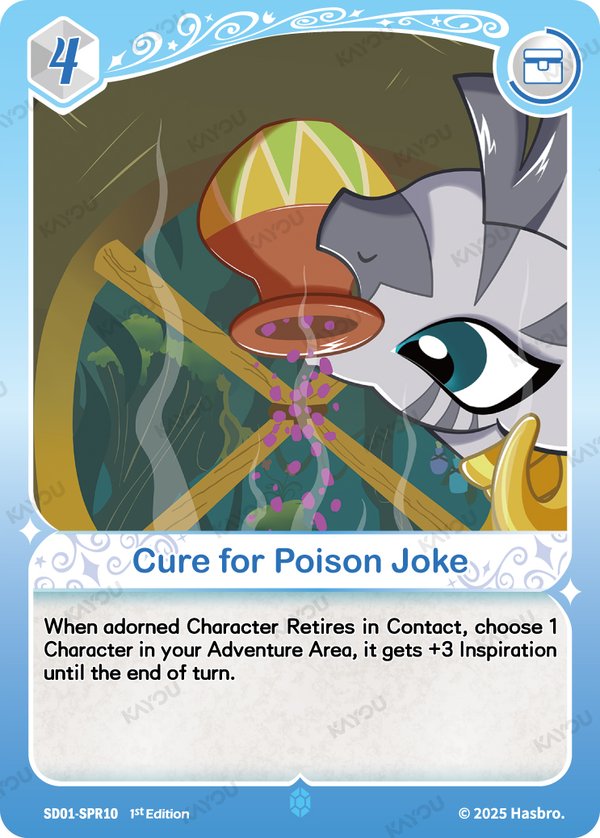 Cure for Poison Joke SD01-SPR10 card from Friendships Begin Bonus Pack