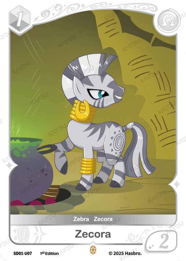 Zecora SD01-U07 card from Friendships Begin Bonus Pack