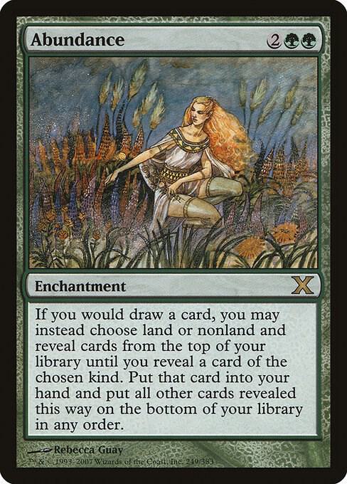 Abundance 249 card from 10th Edition