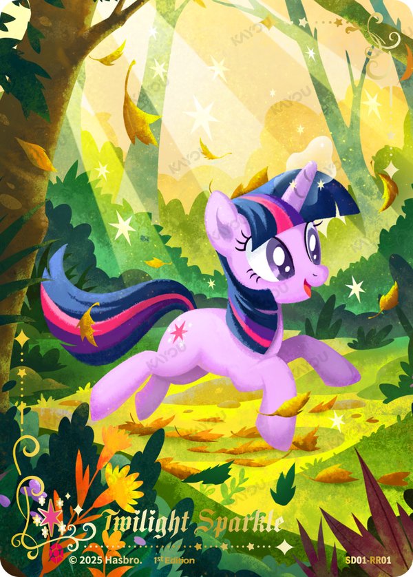 Twilight Sparkle SD01-RR01 card from Friendships Begin: Twilight Sparkle