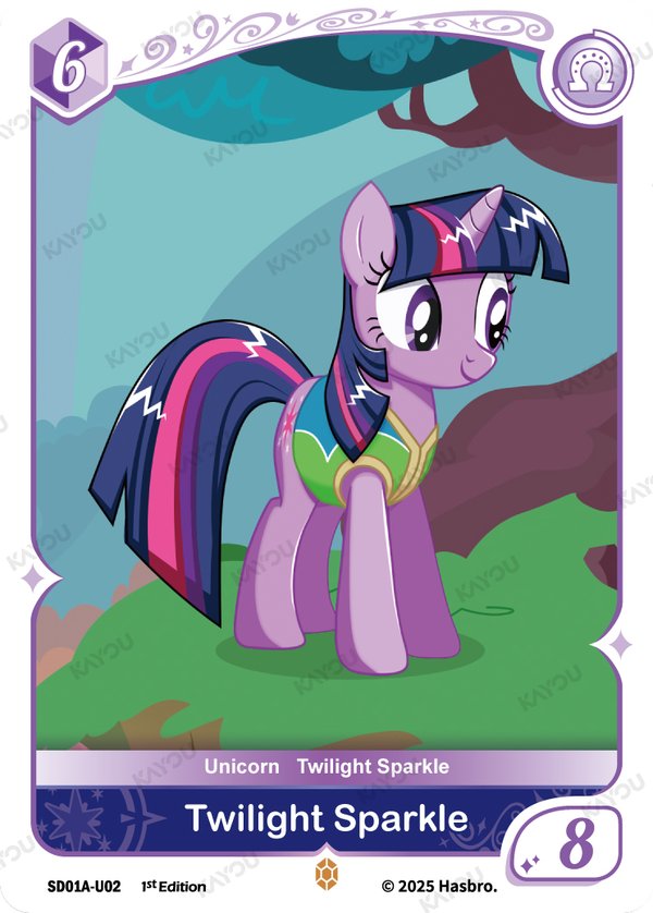 Twilight Sparkle SD01A-U02 card from Friendships Begin: Twilight Sparkle
