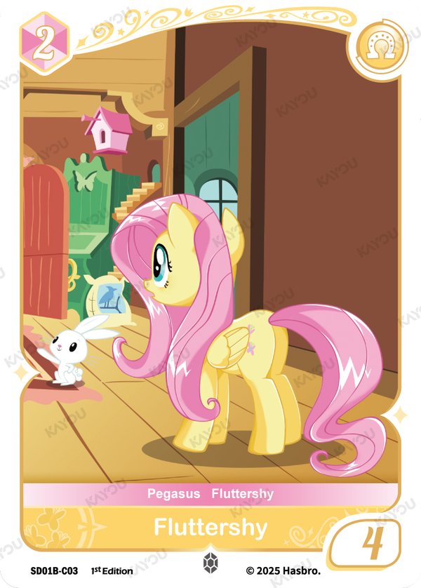 Fluttershy SD01B-C03 card from Friendships Begin: Fluttershy