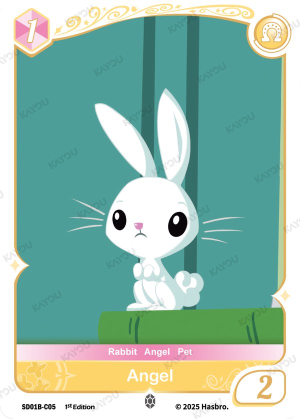 Angel SD01B-C05 card from Friendships Begin: Fluttershy