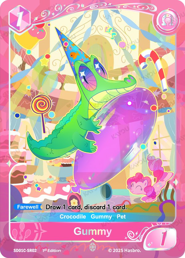 Gummy SD01C-SR02 card from Friendships Begin: Pinkie Pie