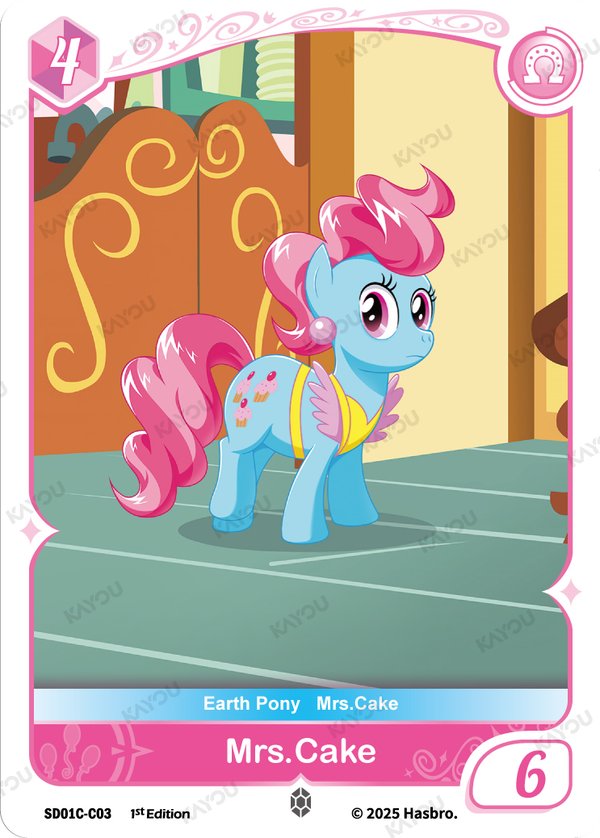 Mrs. Cake SD01C-C03 card from Friendships Begin: Pinkie Pie