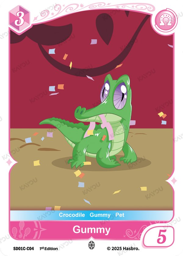 Gummy SD01C-C04 card from Friendships Begin: Pinkie Pie