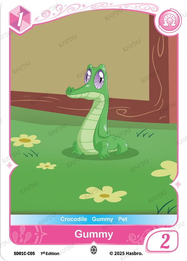 Gummy SD01C-C05 card from Friendships Begin: Pinkie Pie
