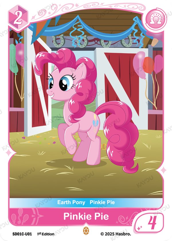 Pinkie Pie SD01C-U01 card from Friendships Begin: Pinkie Pie