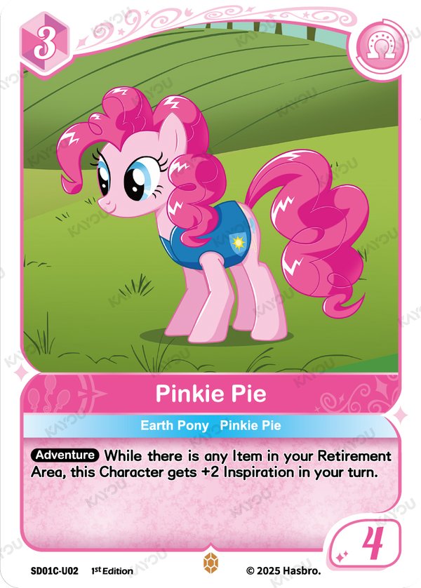 Pinkie Pie SD01C-U02 card from Friendships Begin: Pinkie Pie