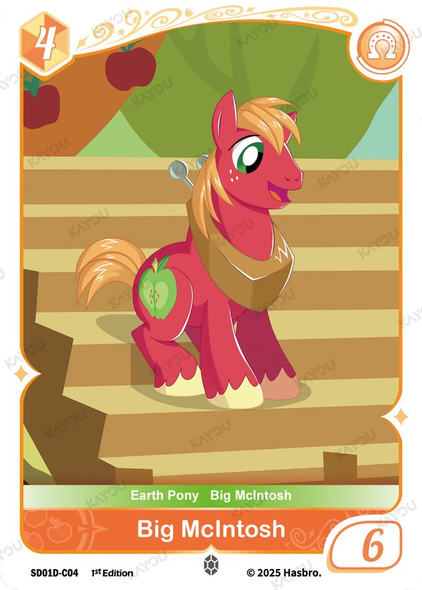 Big McIntosh SD01D-C04 card from Friendships Begin: Applejack