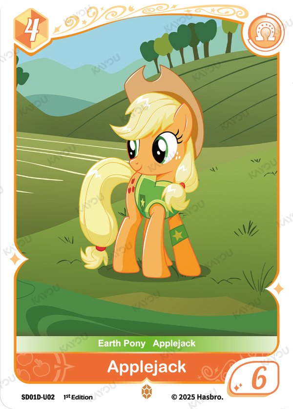 Applejack SD01D-U02 card from Friendships Begin: Applejack