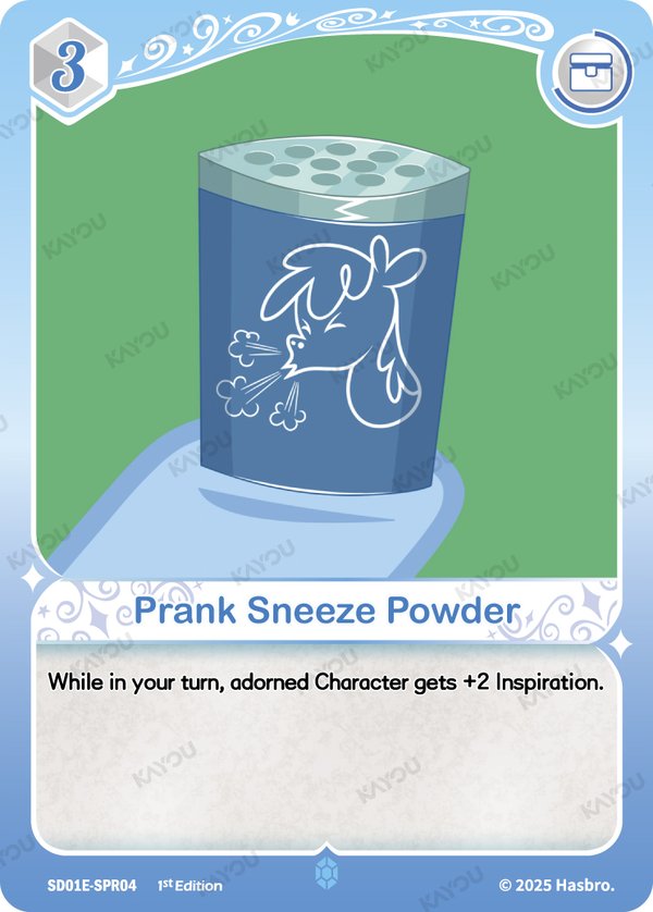 Prank Sneeze Powder SD01E-SPR04 card from Friendships Begin: Rainbow Dash