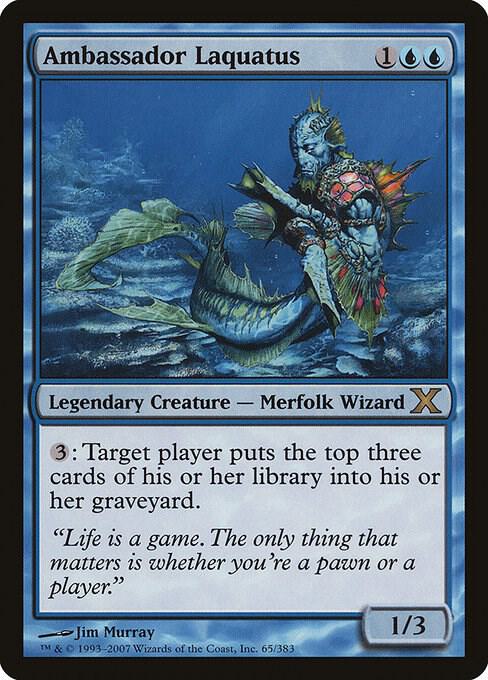 Ambassador Laquatus 65 card from 10th Edition