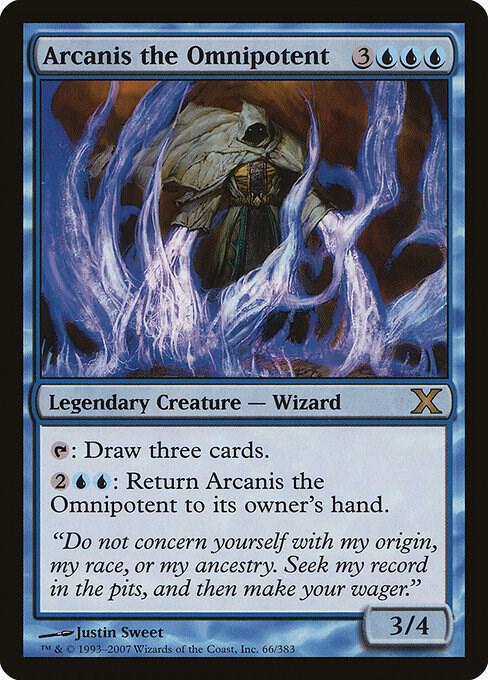 Arcanis the Omnipotent 66 card from 10th Edition