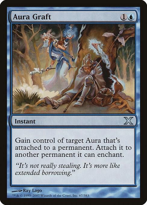 Aura Graft 67 card from 10th Edition