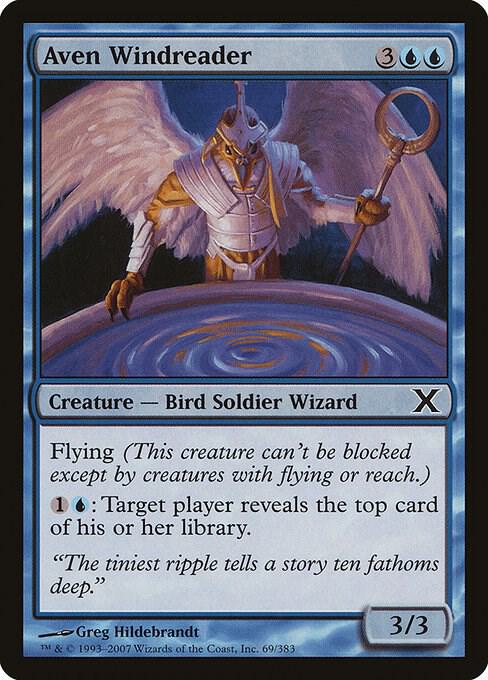 Aven Windreader 69 card from 10th Edition