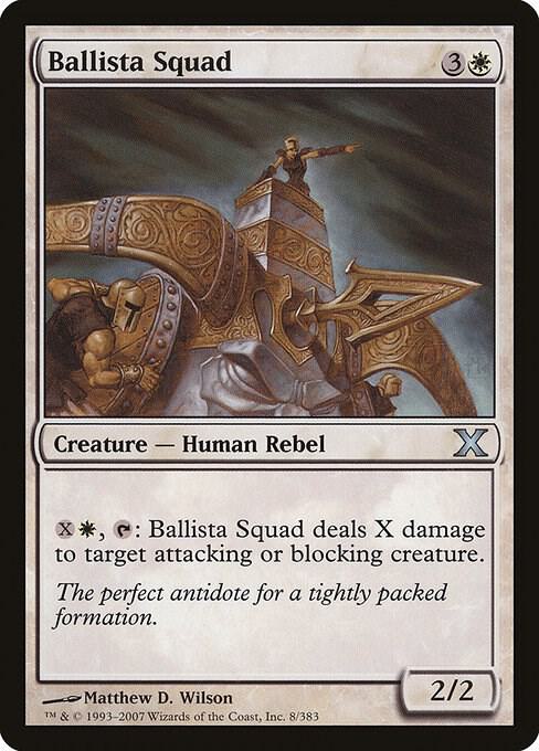 Ballista Squad 8 card from 10th Edition