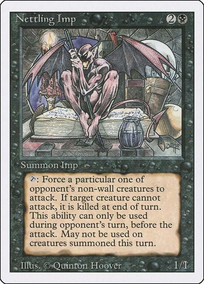 Nettling Imp card from Revised Edition