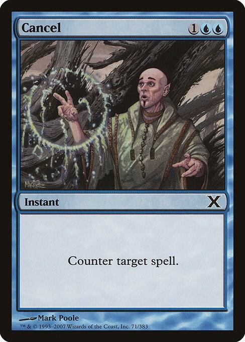 Cancel 71 card from 10th Edition