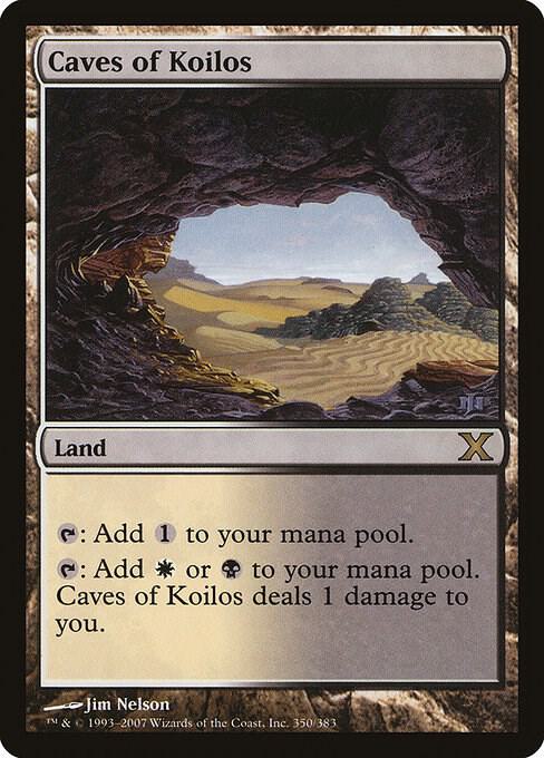 Caves of Koilos 350 card from 10th Edition