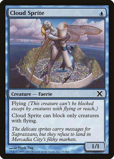 Cloud Sprite 75 card from 10th Edition