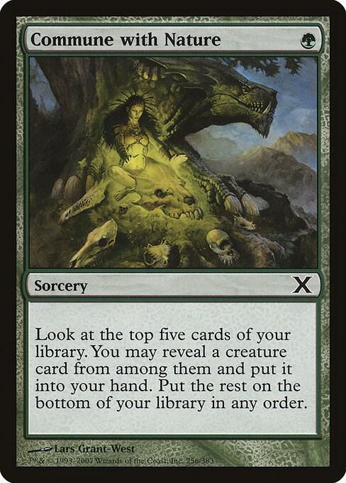 Commune with Nature 256 card from 10th Edition