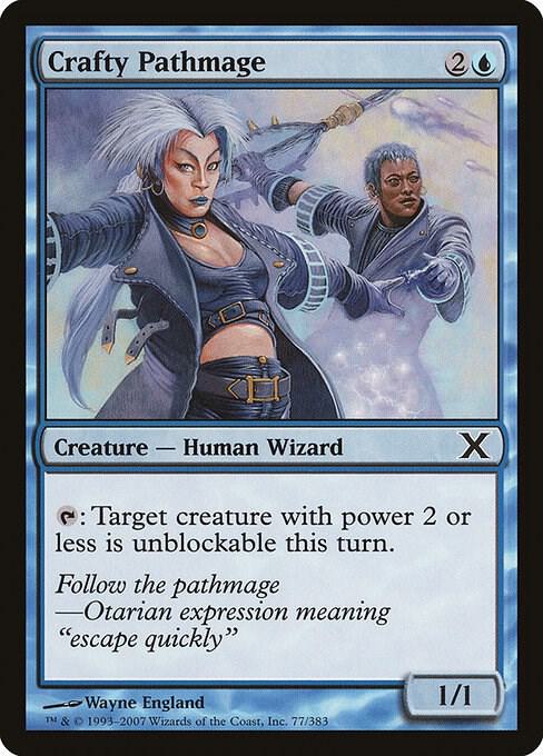 Crafty Pathmage 77 card from 10th Edition