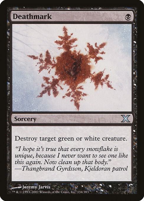 Deathmark 134 card from 10th Edition