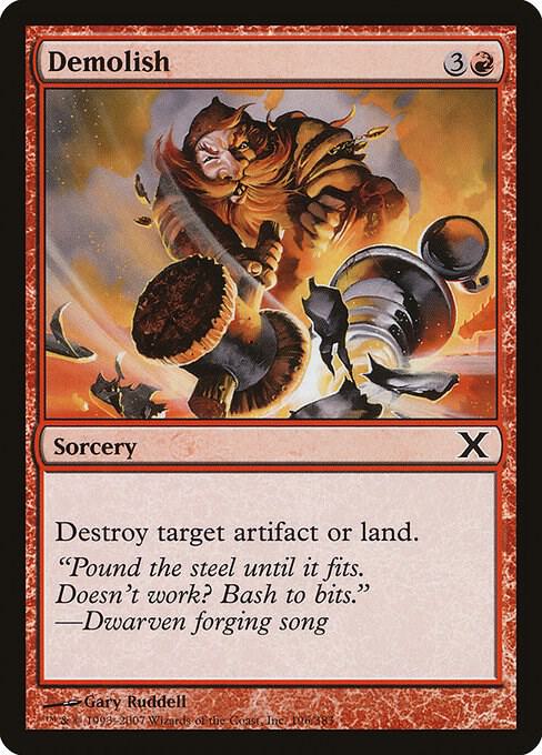 Demolish 196 card from 10th Edition