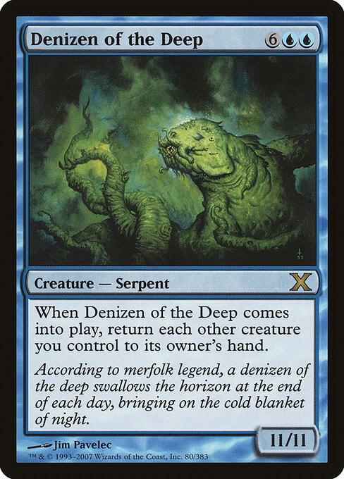 Denizen of the Deep 80 card from 10th Edition