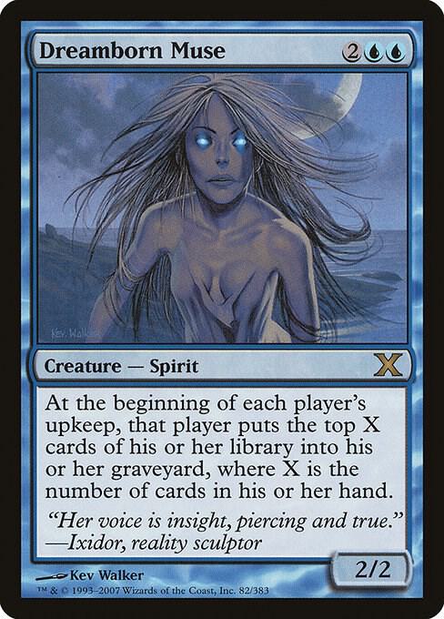 Dreamborn Muse 82 card from 10th Edition
