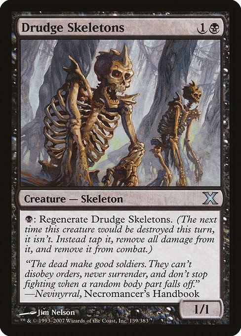 Drudge Skeletons 139 card from 10th Edition