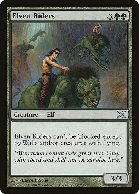 Elven Riders 259 card from 10th Edition