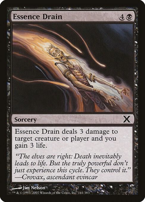 Essence Drain 141 card from 10th Edition