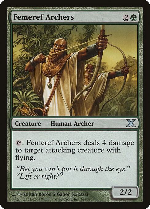 Femeref Archers 264 card from 10th Edition