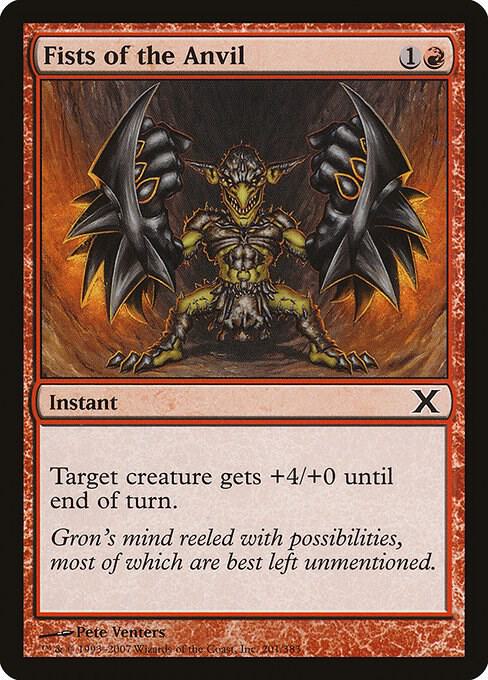 Fists of the Anvil 201 card from 10th Edition