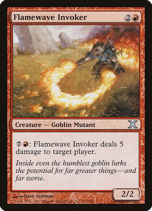 Flamewave Invoker 202 card from 10th Edition