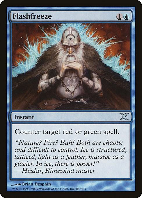 Flashfreeze 84 card from 10th Edition