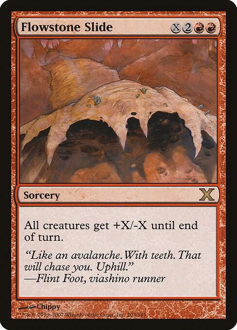 Flowstone Slide 203 card from 10th Edition