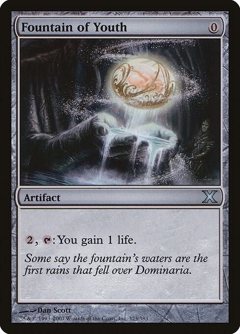 Fountain of Youth 323 card from 10th Edition