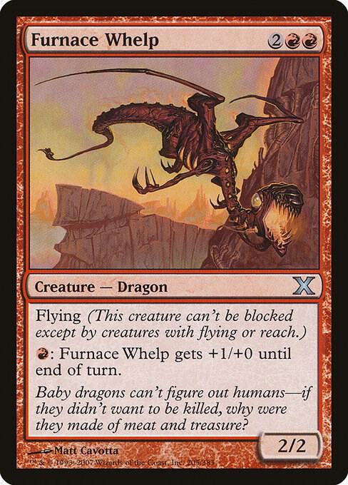 Furnace Whelp 205 card from 10th Edition