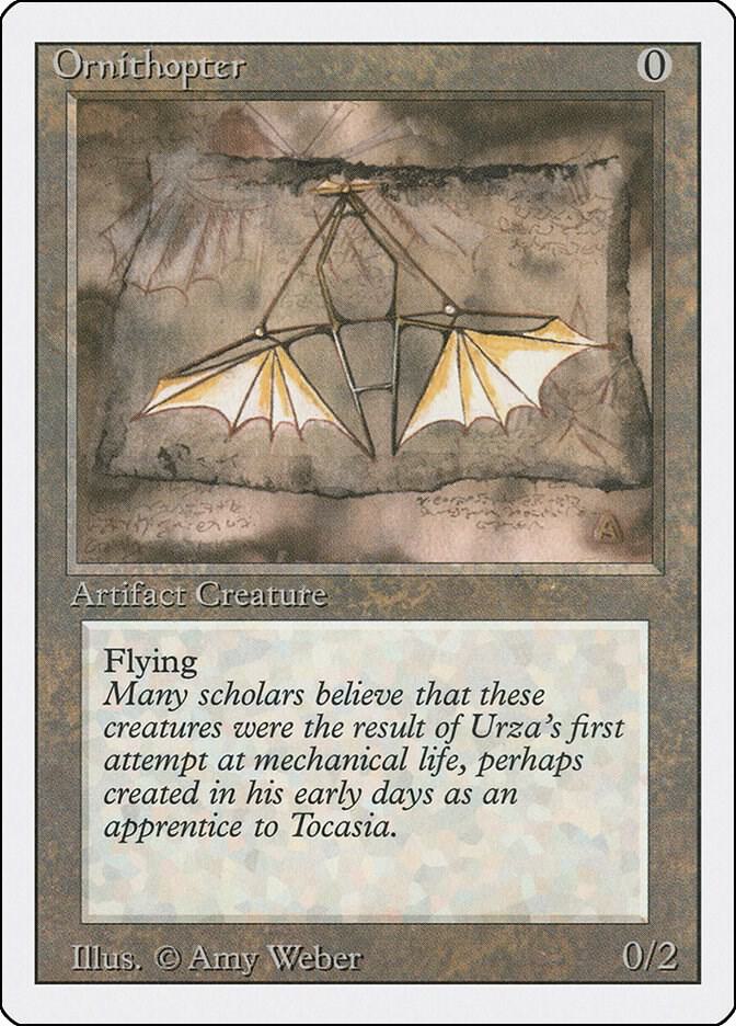 Ornithopter card from Revised Edition