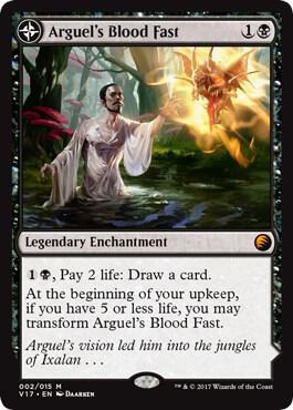 Arguel's Blood Fast 2 card from From the Vault: Transform