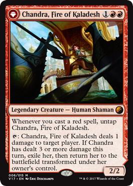 Chandra, Fire of Kaladesh 6 card from From the Vault: Transform