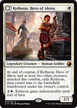 Kytheon, Hero of Akros 13 card from From the Vault: Transform