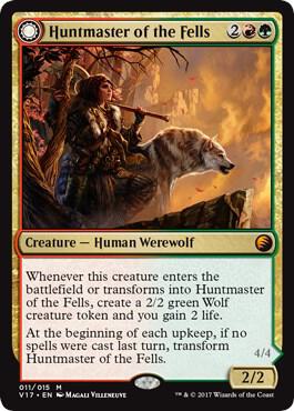 Huntmaster of the Fells 11 card from From the Vault: Transform