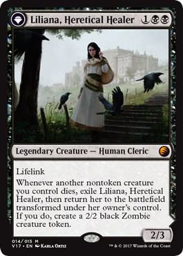 Liliana, Heretical Healer 14 card from From the Vault: Transform